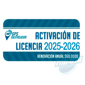 LICENCIA GPS RASTREADOR ANUAL