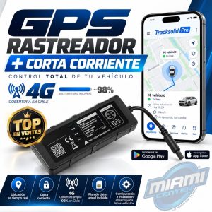 GPS RASTREADOR PARA AUTOS + CORTA CORRIENTE • 100% CONFIABLE • 4G