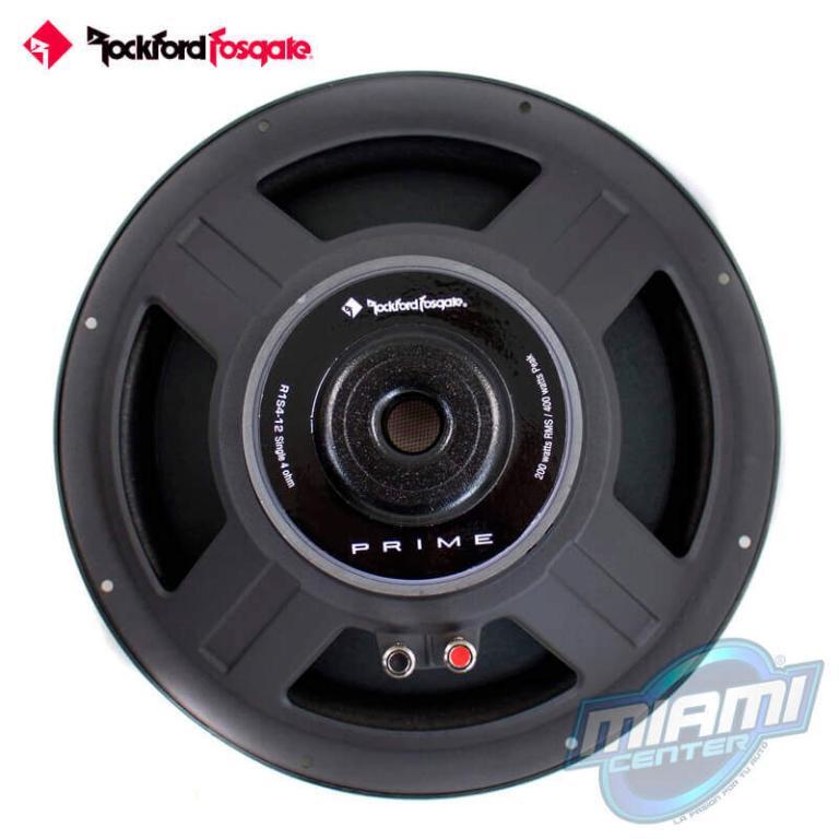 COMBO SUBWOOFER ROCKFORD FOSGATE + AMPLIFICADOR + BOX + KIT Miami Center