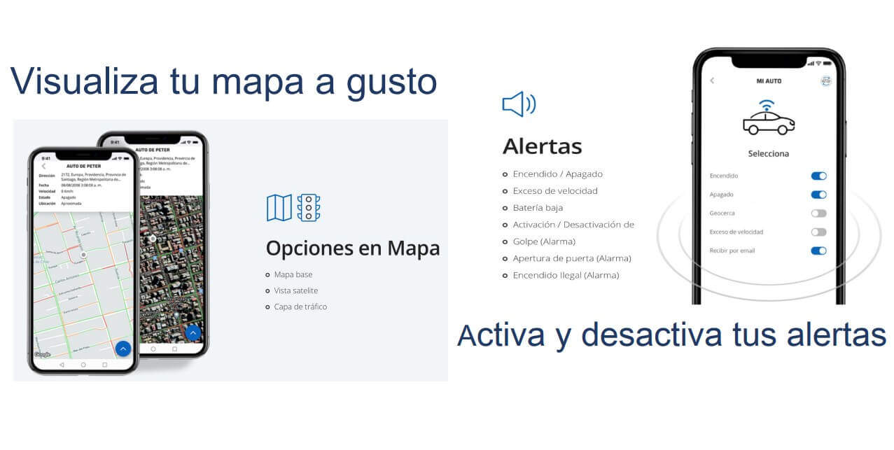 Alarma + GPS con corta corriente para auto