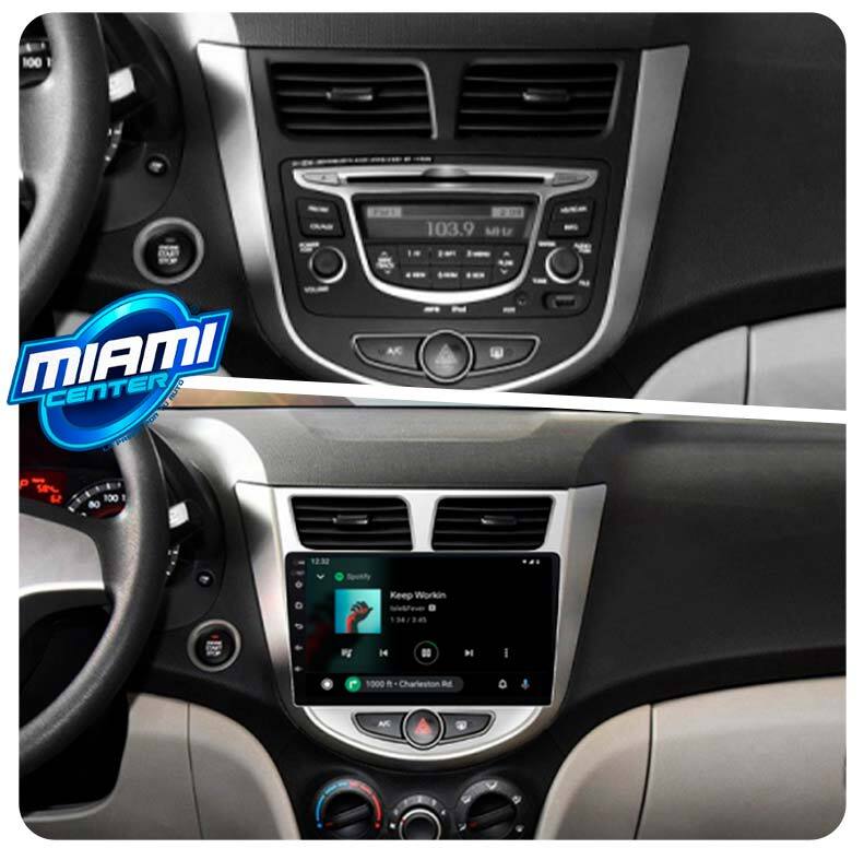 RADIO ANDROID 9" HD • HYUNDAI ACCENT 2010+