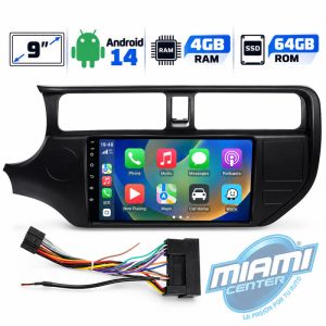 kia-rio-Bisel-adaptador-de-radio-mmi