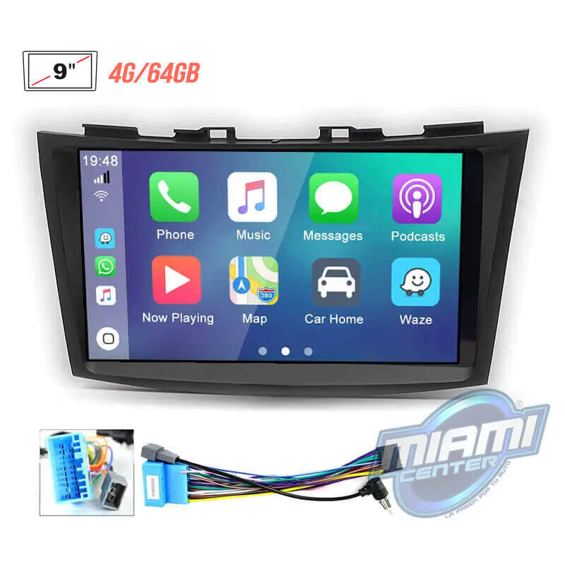 radio-para-Suzuki-Swift-Bisel-adaptador-de-radio