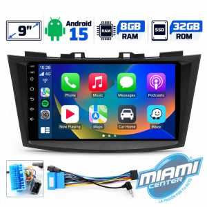 radio-para-Suzuki-Swift-Bisel-adaptador-de-radio-mmi-8ram
