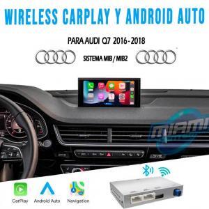 AUDI INTERFACE CARPLAY • ANDROIDAUTO • MODELO Q7 2016-2018 (8.3“)