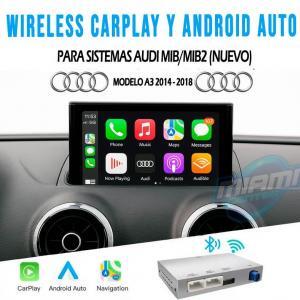 AUDI INTERFACE CARPLAY • ANDROIDAUTO • MODELO A3 2014-2018 (5.8“ 7“)