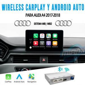 AUDI INTERFACE CARPLAY • ANDROIDAUTO • MODELO A4 2017-2018 (7“ 8.3”)