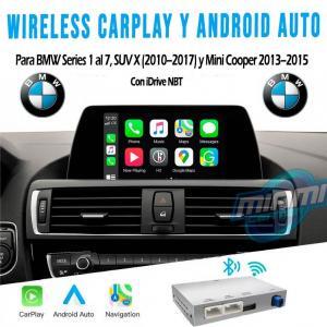 BMW INTERFACE CARPLAY • ANDROIDAUTO • PARA BMW y MINI – COMPATIBLE IDRIVE NBT