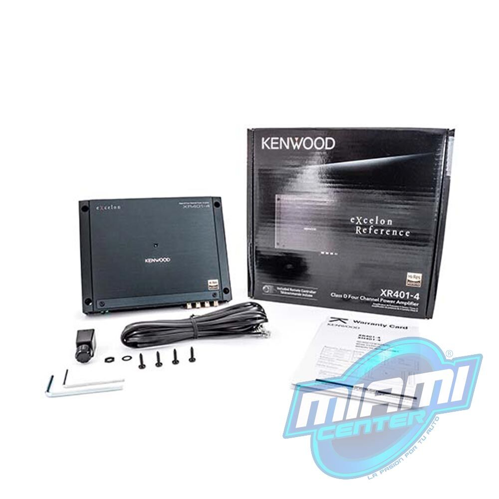 KENWOOD EXCELON AMPLIFICADOR XR401-4 • 4 CANAL