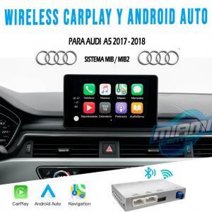 AUDI INTERFACE CARPLAY • ANDROIDAUTO • MODELO A5 2017-2018 (7“ 8.3”)