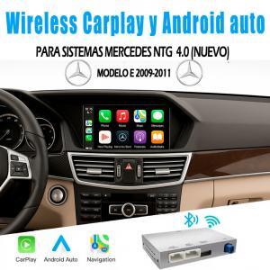 MERCEDES BENZ INTERFACE CARPLAY • ANDROIDAUTO • MODELO E 2009-2011 (5.8/7")