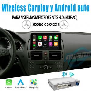MERCEDES BENZ INTERFACE CARPLAY • ANDROIDAUTO • MODELO C 2009-2011 (5.8/7")