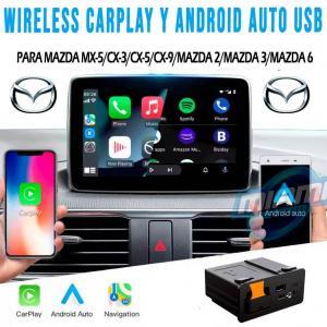 MAZDA INTERFACE CARPLAY • ANDROIDAUTO • MODELO MX-5/CX-3/CX-5/CX-9/MAZDA 2/MAZDA 3/MAZDA 6