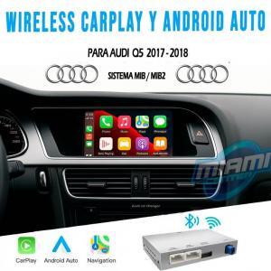 AUDI INTERFACE CARPLAY • ANDROIDAUTO • MODELO Q5 2017-2018 (8.3“)