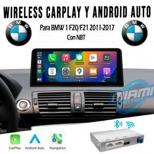 BMW INTERFACE CARPLAY • ANDROIDAUTO • MODELO BMW 1 F20/F21 2011-2017 (6.5"/8.8"/10.25")