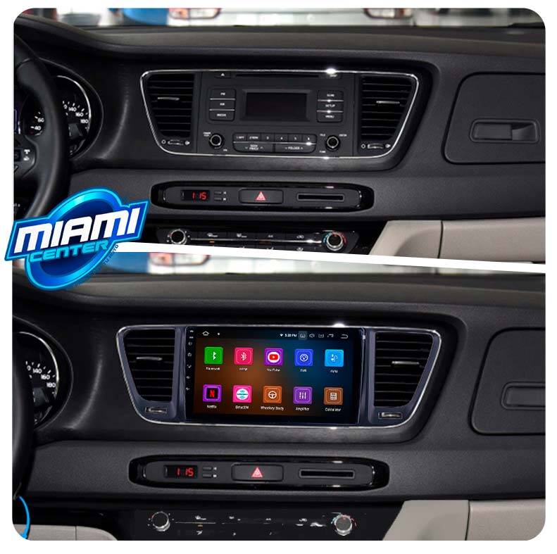 RADIO ANDROID 9" HD PARA KIA GRAND CARNIVAL 2014-2018
