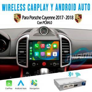 PORCHE INTERFACE CARPLAY • ANDROIDAUTO • MODELO CAYENNE 2017-2018 (7"/ 8")