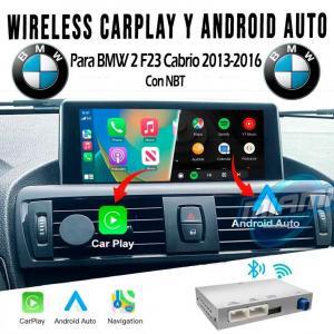 BMW INTERFACE CARPLAY • ANDROIDAUTO • MODELO BMW 2 F23 Cabrio 2013-2016 (6.5"/8.8"/10.25")
