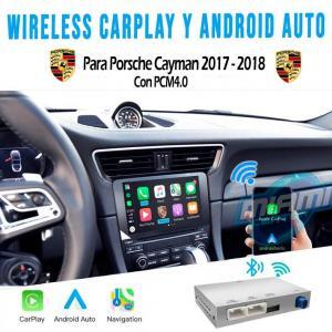 PORCHE INTERFACE CARPLAY • ANDROIDAUTO • MODELO CAYMAN 2017-2018 (7"/ 8")