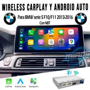 BMW INTERFACE CARPLAY • ANDROIDAUTO • MODELOS SERIE 5 F10/F11 2013-2016 (6.5"/8.8"/10.25")