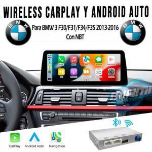 BMW INTERFACE CARPLAY • ANDROIDAUTO • MODELOS SERIE 3 F30/F31/F34/F35 2013-2016 (6.5"/8.8"/10.25")