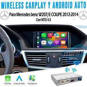 MERCEDES BENZ INTERFACE CARPLAY • ANDROIDAUTO • MODELO W207/E COUPE 2012-2014 (5.8"/7")