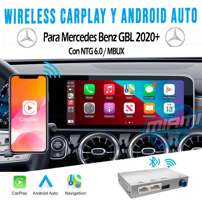 MERCEDES BENZ INTERFACE CARPLAY • ANDROIDAUTO • MODELO GBL 2020+ (10.25")
