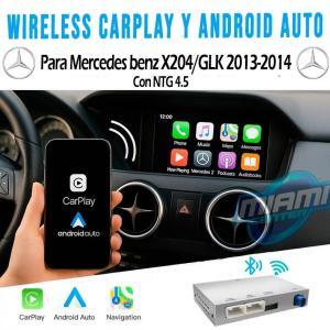MERCEDES BENZ INTERFACE CARPLAY • ANDROIDAUTO • MODELO X204/GLK 2013-2014 (5.8"/7")