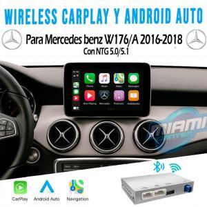 MERCEDES BENZ INTERFACE CARPLAY • ANDROIDAUTO • MODELO W176/A 2016-2018 (7"/8"/8.4")