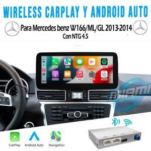 MERCEDES BENZ INTERFACE CARPLAY • ANDROIDAUTO • MODELO W166/ML/GL 2013-2014 (5.8"/7")