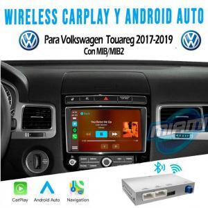 VOLKSWAGEN INTERFACE CARPLAY • ANDROIDAUTO • MODELO TOUAREG 2017-2019 (5.8"/6.5"/7"/8")