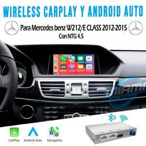 MERCEDES BENZ INTERFACE CARPLAY • ANDROIDAUTO • MODELO 212/E CLASS E 2012-2015 (5.8"/7")