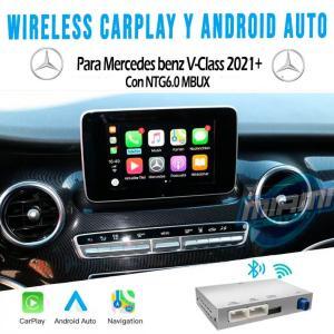 MERCEDES BENZ INTERFACE CARPLAY • ANDROIDAUTO • MODELO V-CLASS 2021+ (10.25")