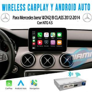 MERCEDES BENZ INTERFACE CARPLAY • ANDROIDAUTO • MODELO W242/B CLASS 2012-2014 (5.8"/7")
