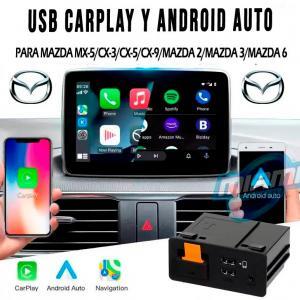 MAZDA INTERFACE CARPLAY • ANDROIDAUTO • MODELO MX-5/CX-3/CX-5/CX-9/MAZDA 2/MAZDA 3/MAZDA 6