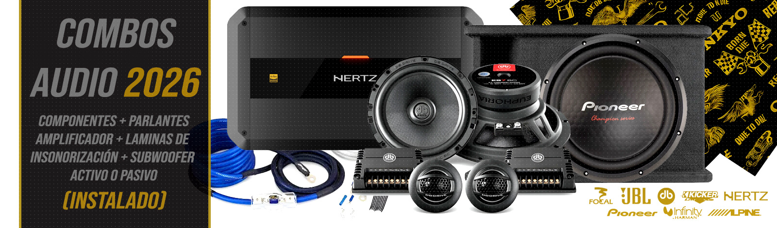 Combos de Audio para vehículos en Chile