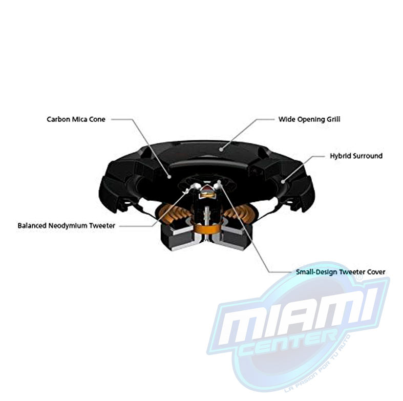 COMBO PARLANTES JVC CS-DF620+ COMPONENTES JVC CS-DR601C + 4 ESPACIADORES (INSTALADO) - Imagen 7