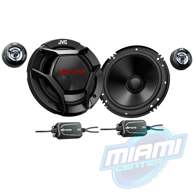 COMBO PARLANTES JVC CS-DF620+ COMPONENTES JVC CS-DR601C + 4 ESPACIADORES (INSTALADO) - Imagen 6