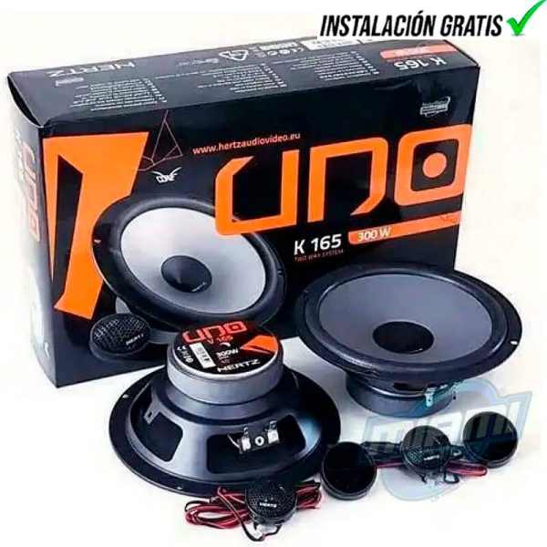 COMBO PARLANTES HERTZ X165+ COMPONENTES HERTZ HERTZ K165 + 4 ESPACIADORES (INSTALADO) - Imagen 4