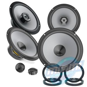 COMBO PARLANTES HERTZ X165+ COMPONENTES HERTZ HERTZ K165 +  4 ESPACIADORES (INSTALADO)