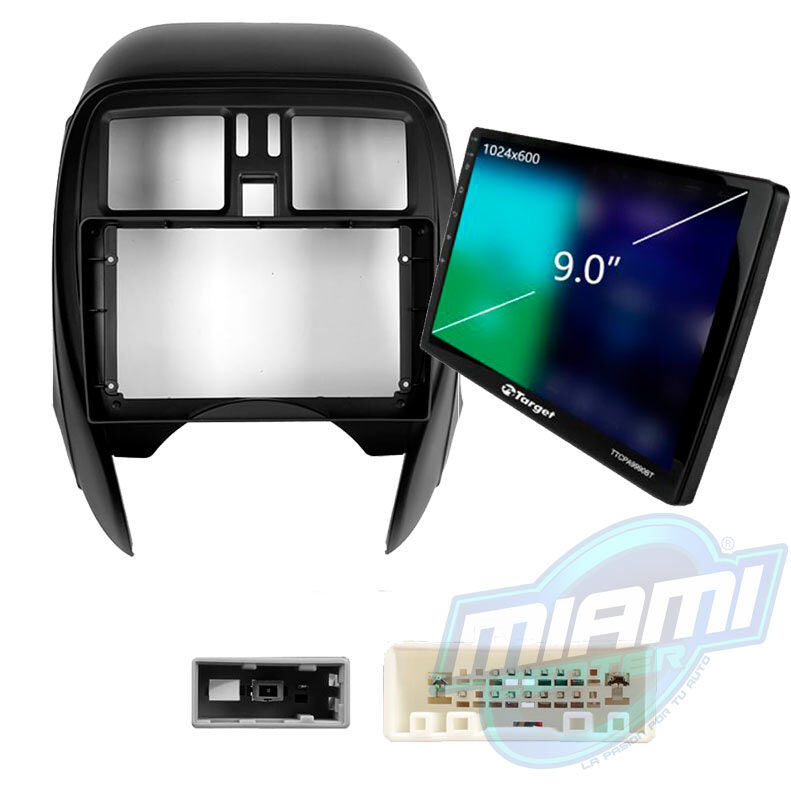 RADIO ANDROID PARA NISSAN MARCH 2012-2018 HD • 9"