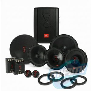 COMBO PARLANTES JBL STAGE 627 + COMPONENTES JBL STAGE 607C + SUBWOOFER JBL SW68S + ESPACIADORES (INSTALADO)