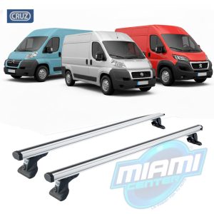 CRUZBER BARRAS PORTAEQUIPAJE ESPECIFICAS PARA CITROEN JUMPER/FIAT DUCATO/PEUGEOT BOXER