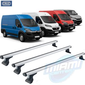 CRUZBER BARRAS PORTAEQUIPAJE ESPECIFICAS PARA CINTROEN JUMPER/FIAT DUCATO/ PEUGEOT BOXER/ IVEO DAILY (1994→ )