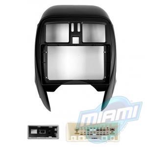 BISEL ADAPTADOR DE RADIO 9" PARA NISSAN MARCH 2012-2018