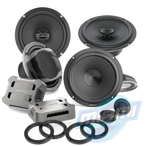 COMBO PARLANTES HERTZ CX165 + COMPONENTES HERTZ CPK165+ESPACIADORES (INSTALADO)