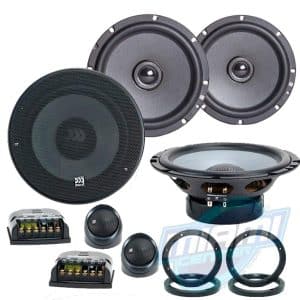 COMBO MOREL PARLANTES TEMPO ULTRA 602 + COMPONENTES MOREL TEMPO ULTRA 602 MKII + 4 ESPACIADORES (INSTALADO)