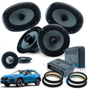 COMBO AUDIO HI-FI SUBARU CROSSTREK DB DRIVE PARLANTES DX-S65P + COMPONENTES DB DRIVE DX-S69C + 4 ESPACIADORES