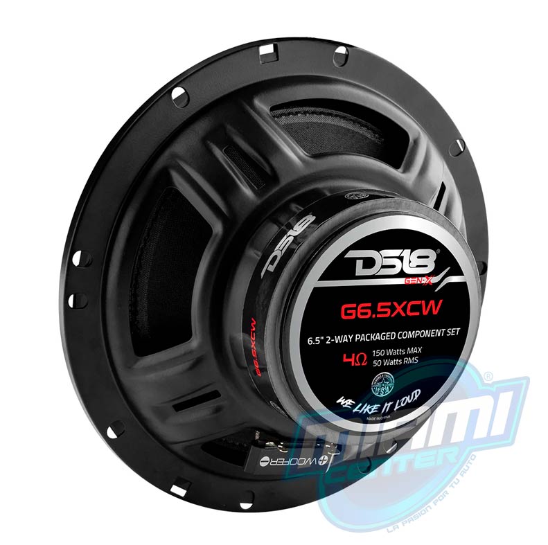DS18 PARLANTES COMPONENTES G6.5XC 6.5″• 2 VÍAS • 4 Ω - Imagen 6