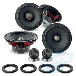 COMBO PARLANTES FOCAL ICU-165 + COMPONENTES ISU-165 + 4 ESPACIADORES (INSTALADO)